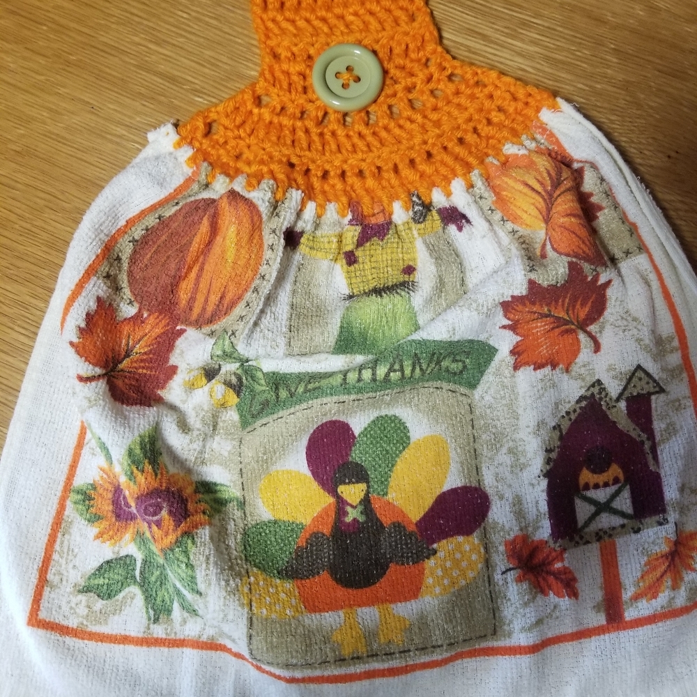 CROCHET KITCHEN TOWEL